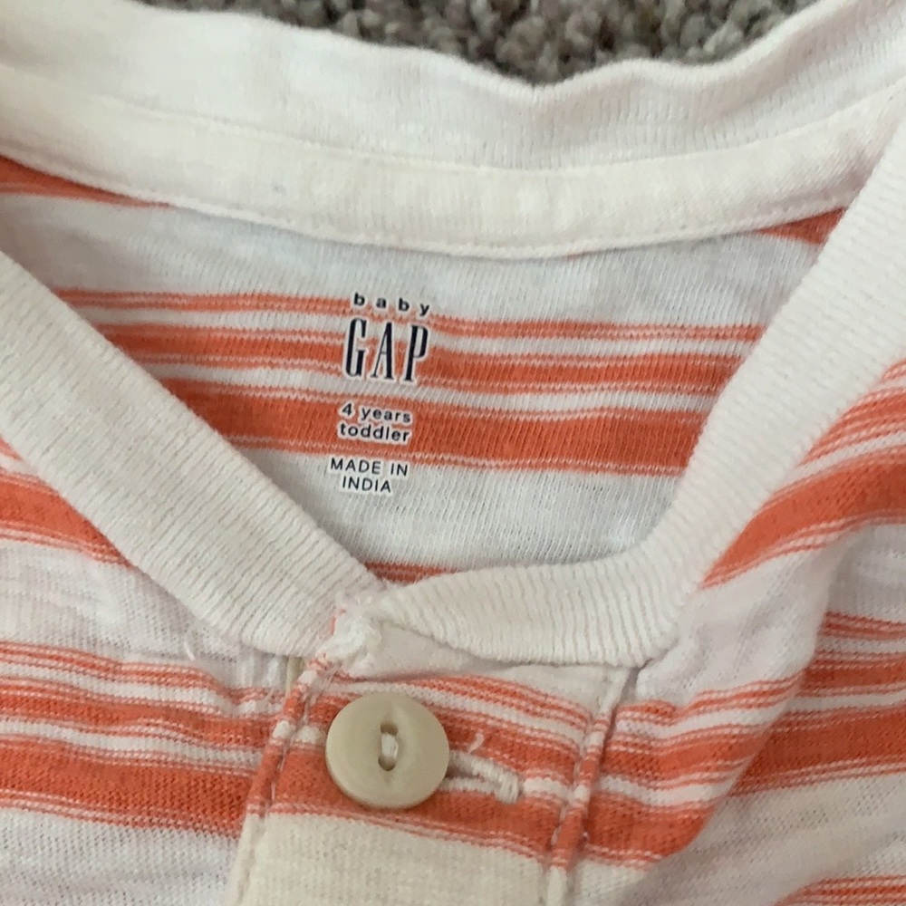 Boys striped T from Baby Gap